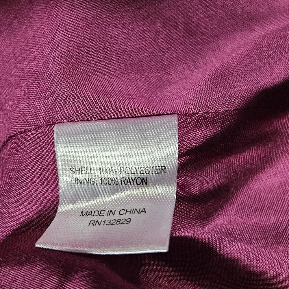 Tularosa Revolve Eliza Magenta Surplice Mini Dress Size Large Asymmetric Flirty - Picture 13 of 16